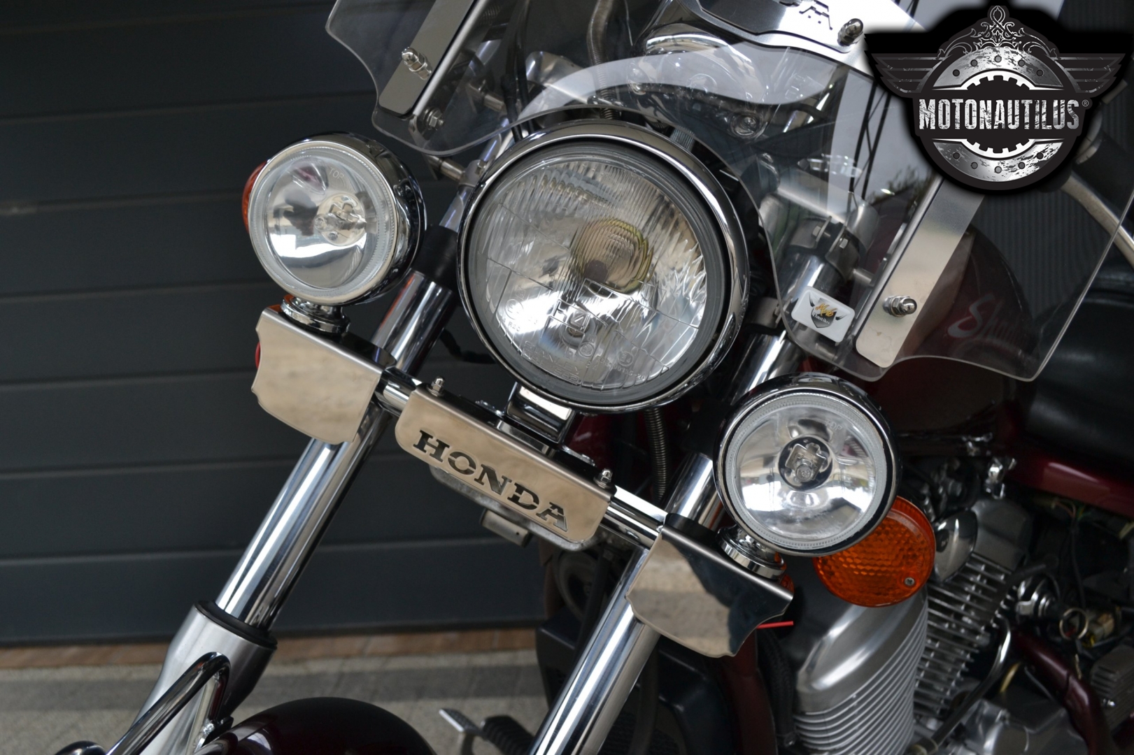7" LED Headlight + 4.5" Passing Lamps Combo For Honda Shadow, VLX, Sabre, RS – Ridroid